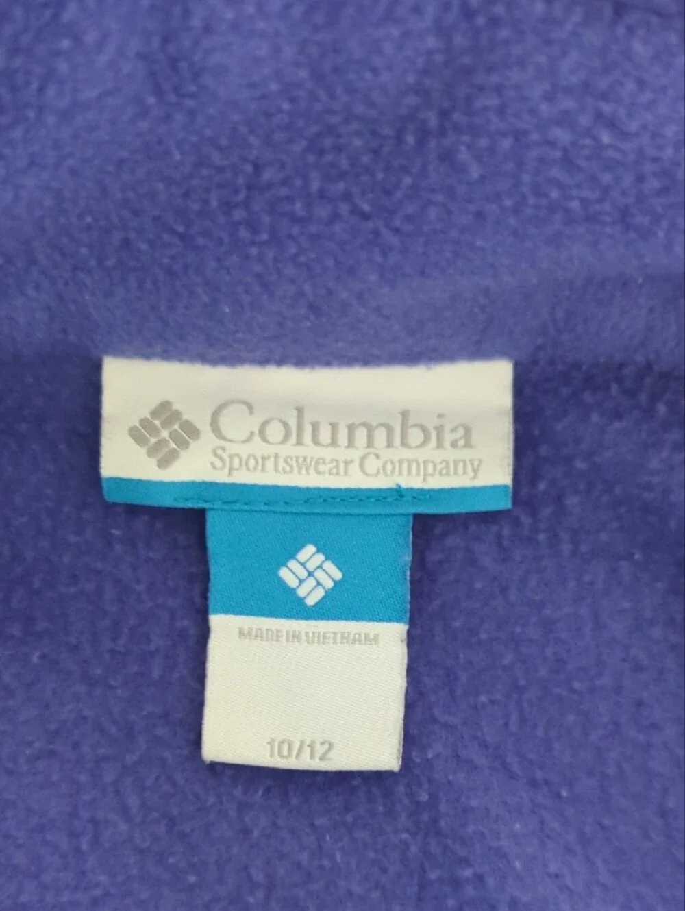 Columbia Kids Blue Full-Zip Puffer-Style Fleece Jacket